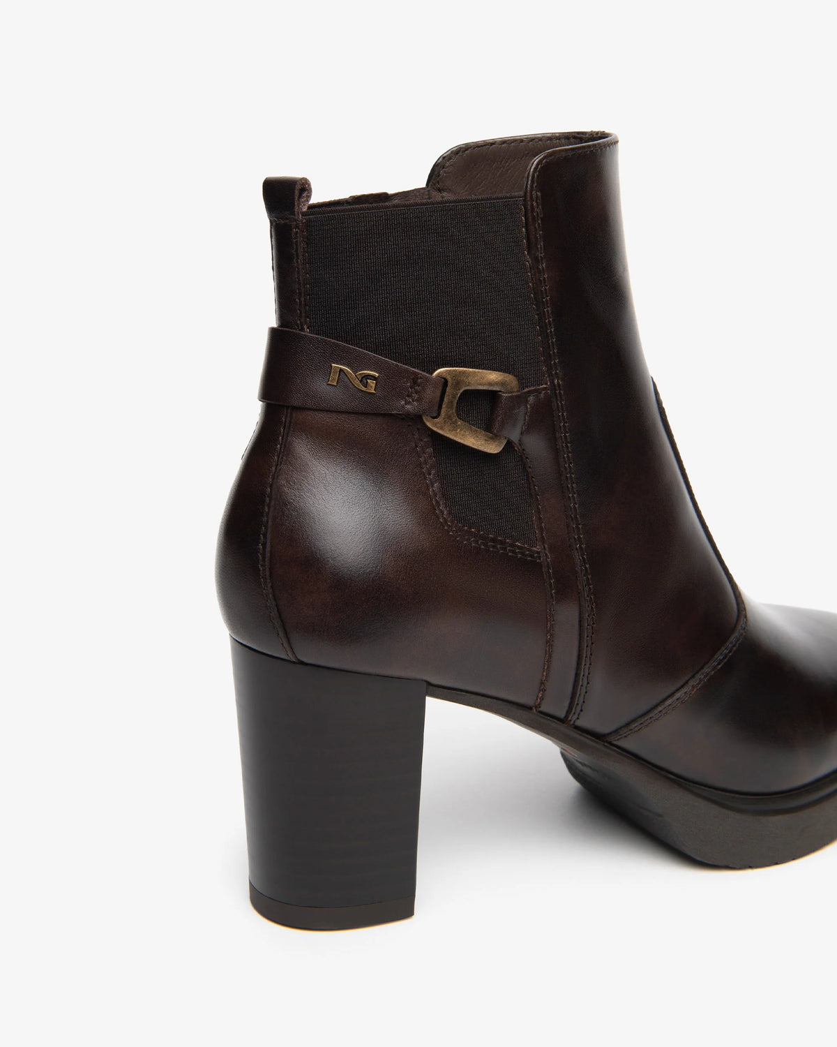 Nero Giardini I617261D Women’s Leather and Fabric Booties