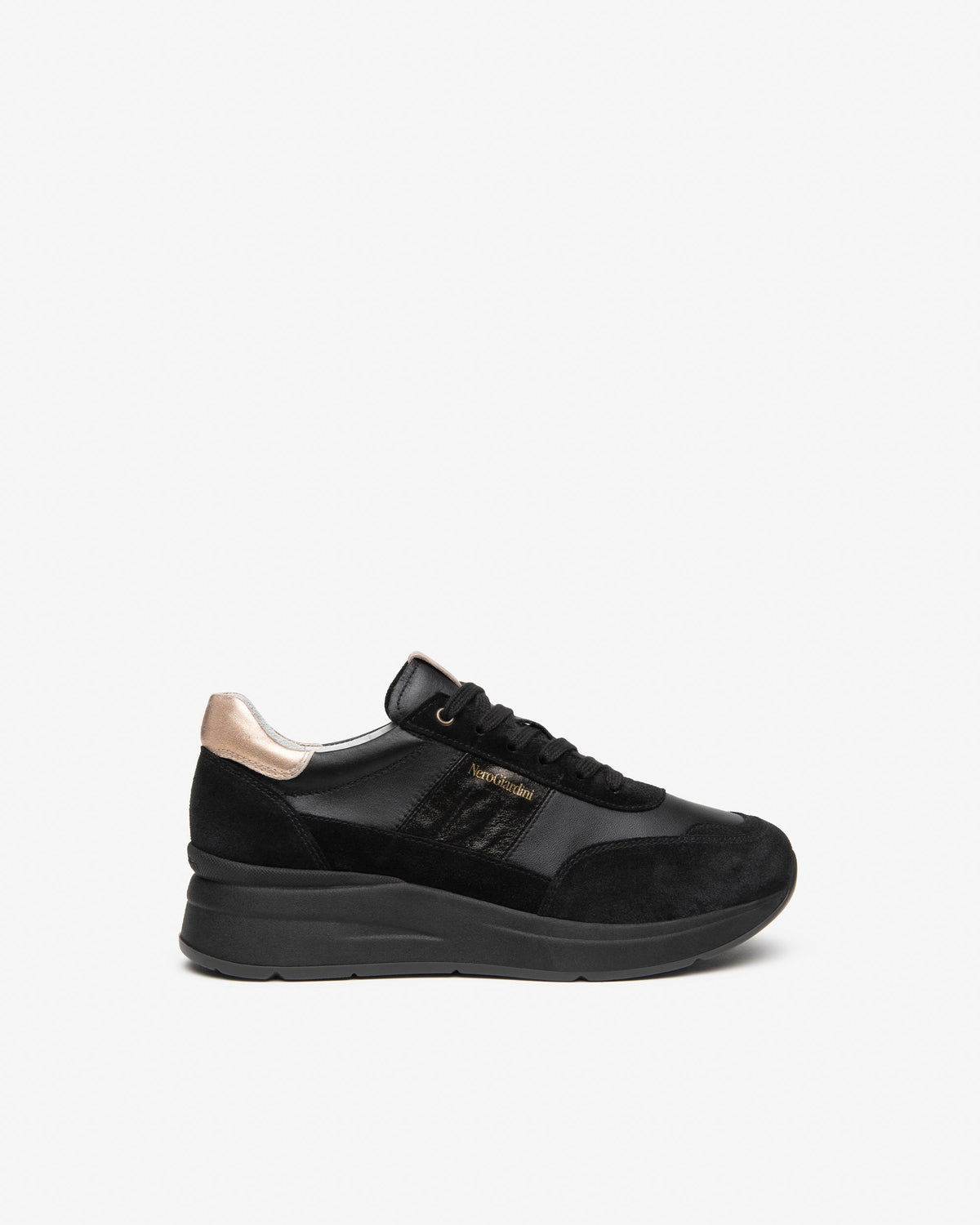 Nero Giardini I617330D Women’s Suede and Leather Sneakers