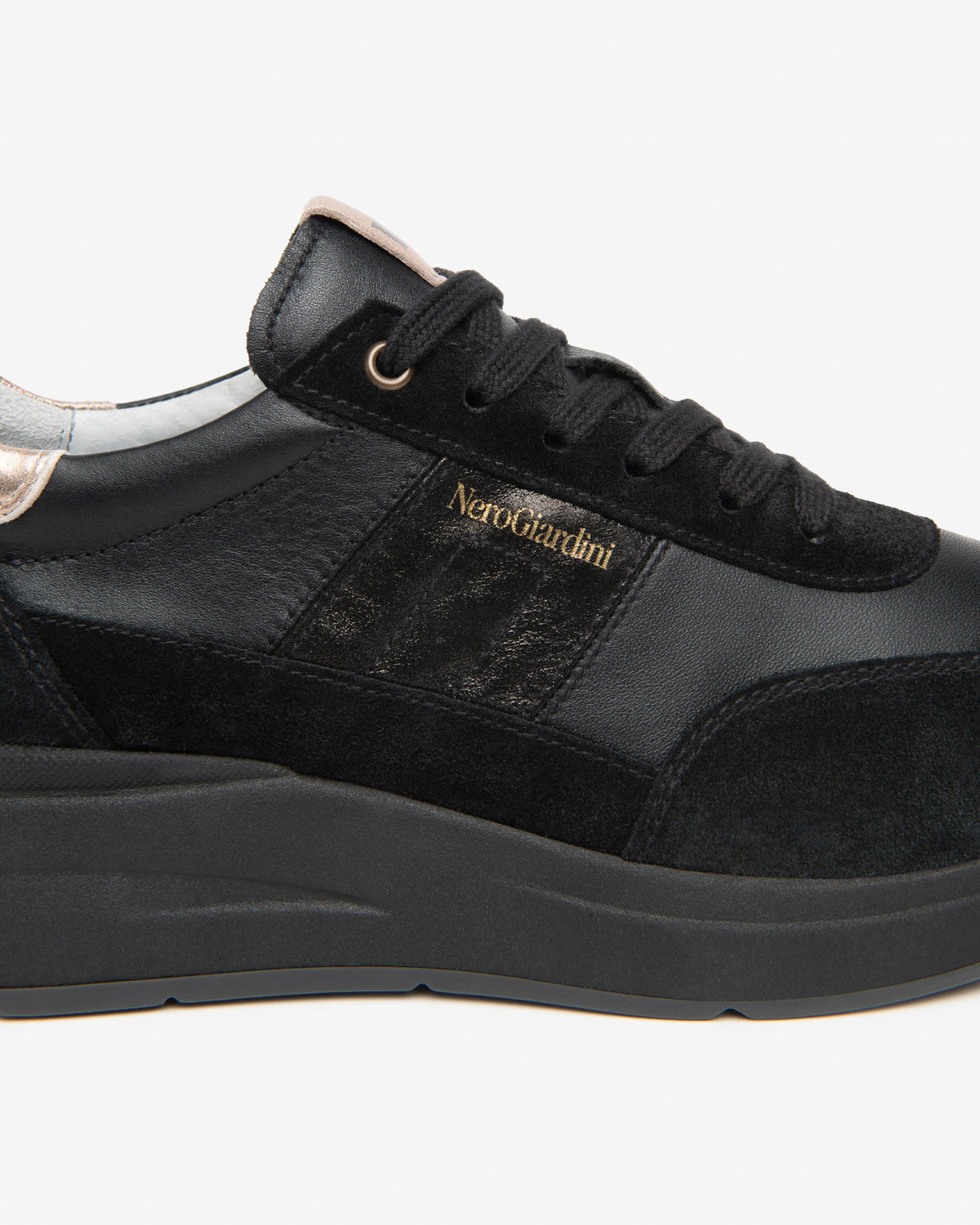 Nero Giardini I617330D Women’s Suede and Leather Sneakers