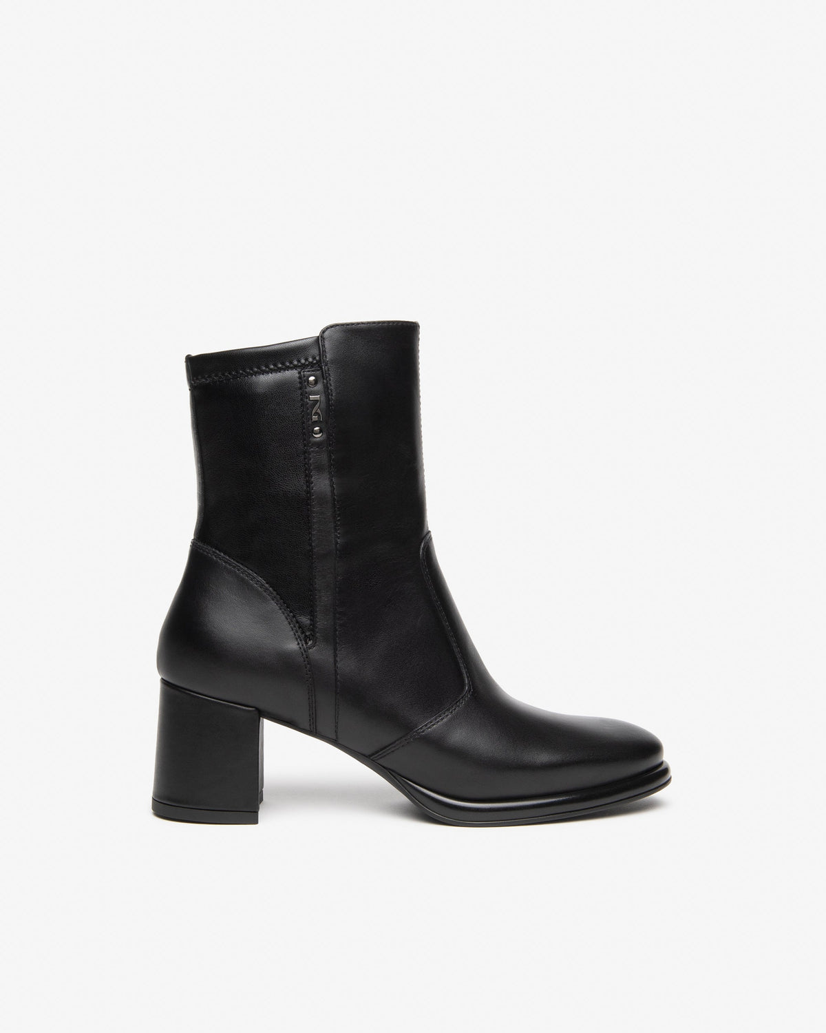 Nero Giardini I617692D Tronchetti Donna in Pelle e Materiale Tecnico