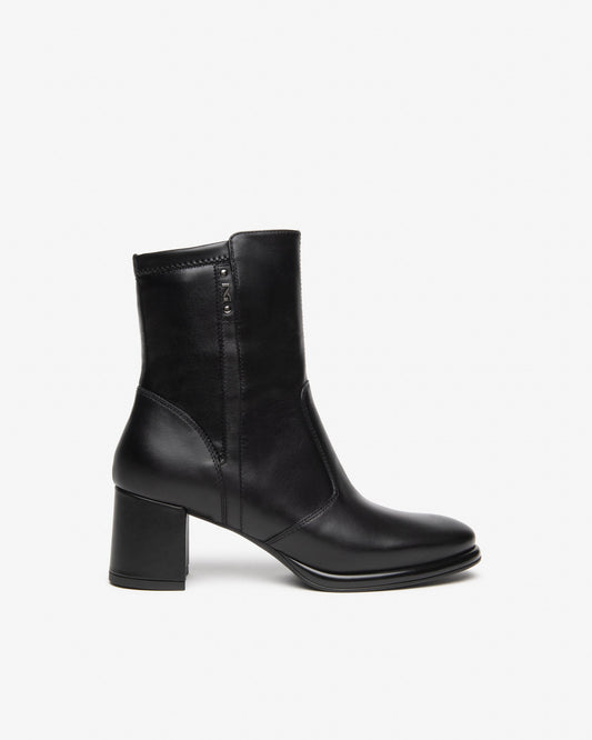 Nero Giardini I617692D Tronchetti Donna in Pelle e Materiale Tecnico