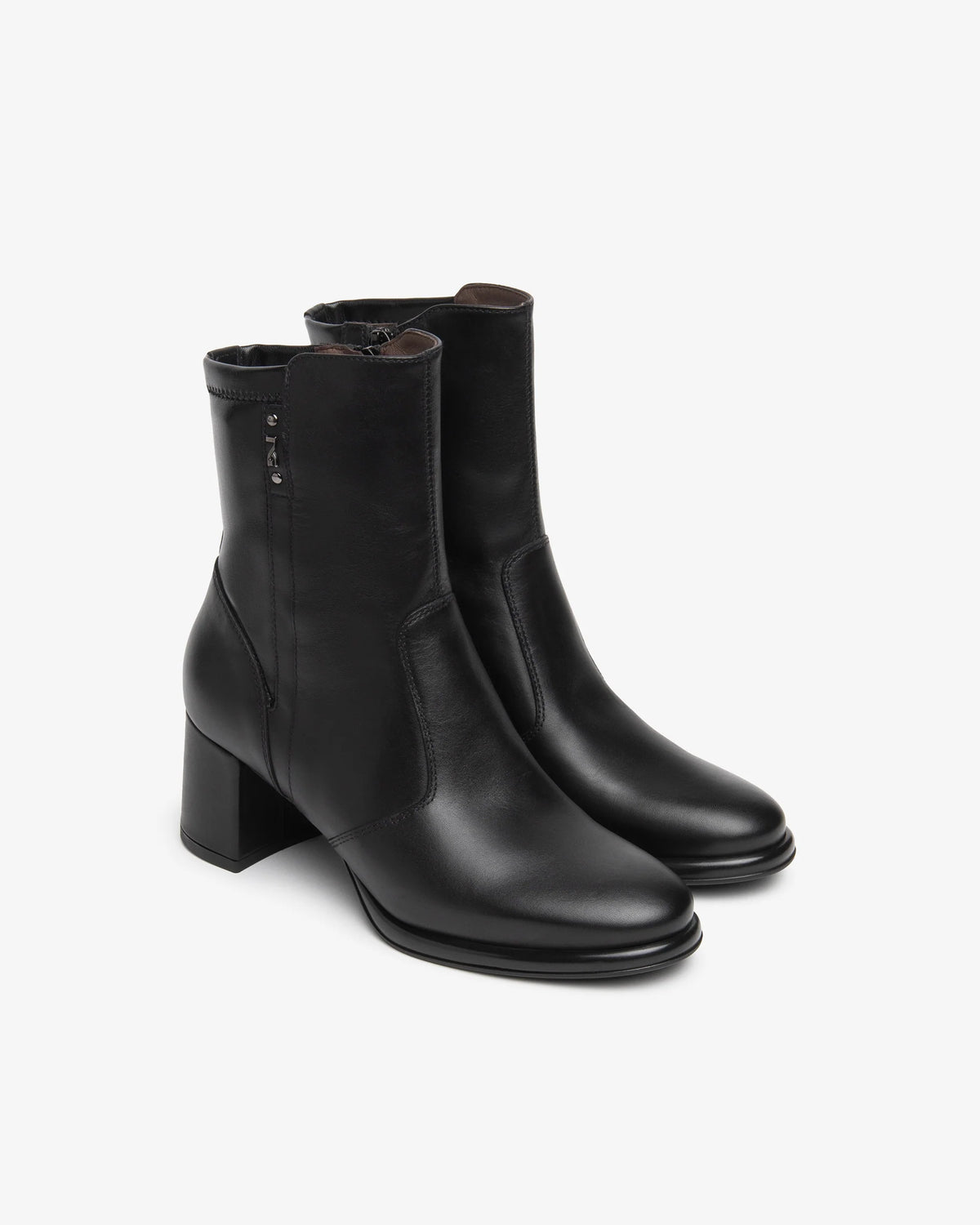 Nero Giardini I617692D Tronchetti Donna in Pelle e Materiale Tecnico
