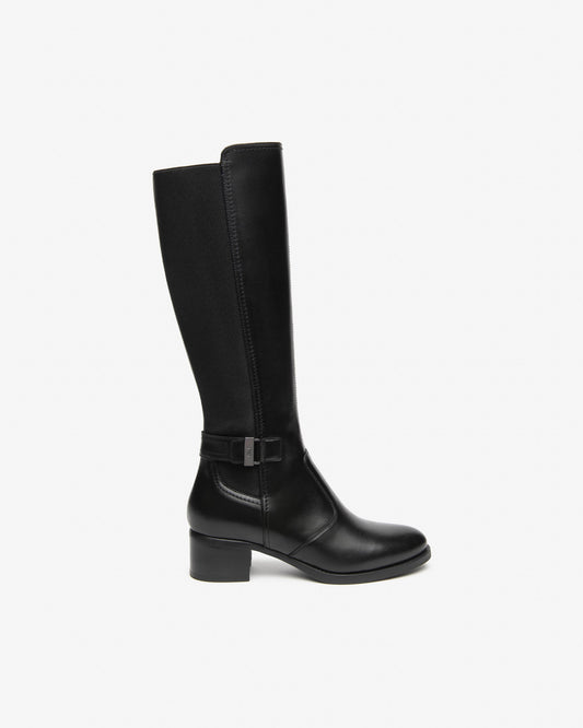 Nero Giardini I617900D Stivali Donna in Pelle e Tessuto