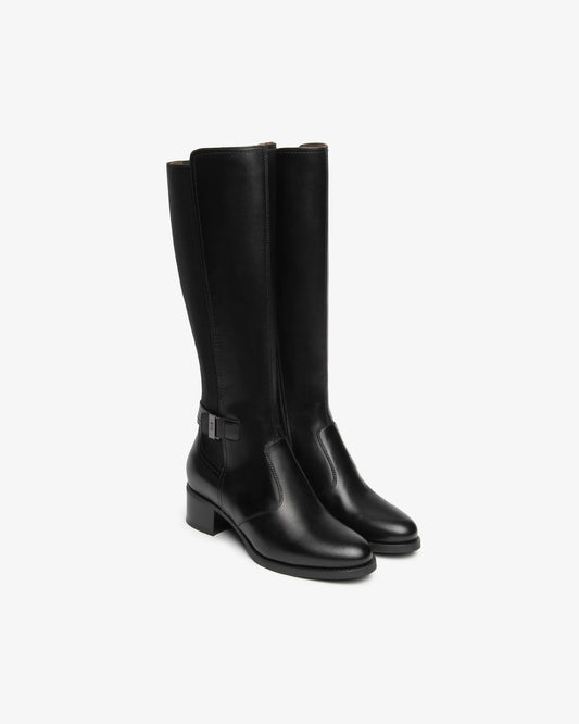 Nero Giardini I617900D Stivali Donna in Pelle e Tessuto