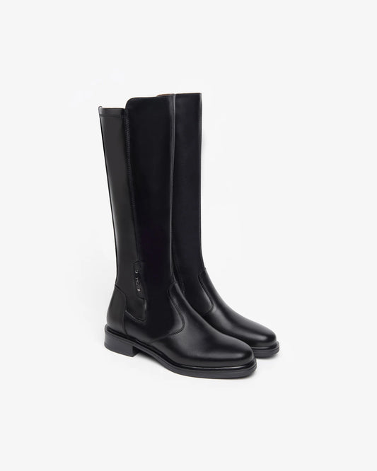 Nero Giardini I617969D Women’s Leather and Technical Fabric Boots