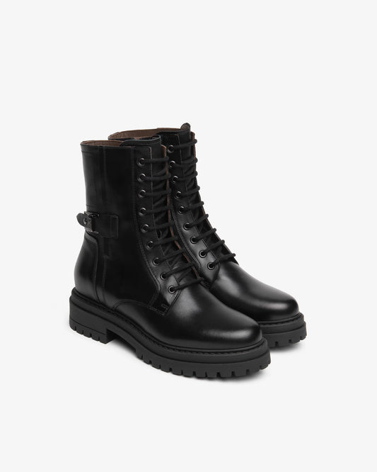 Nero Giardini I618023D Anfibi Donna in Pelle