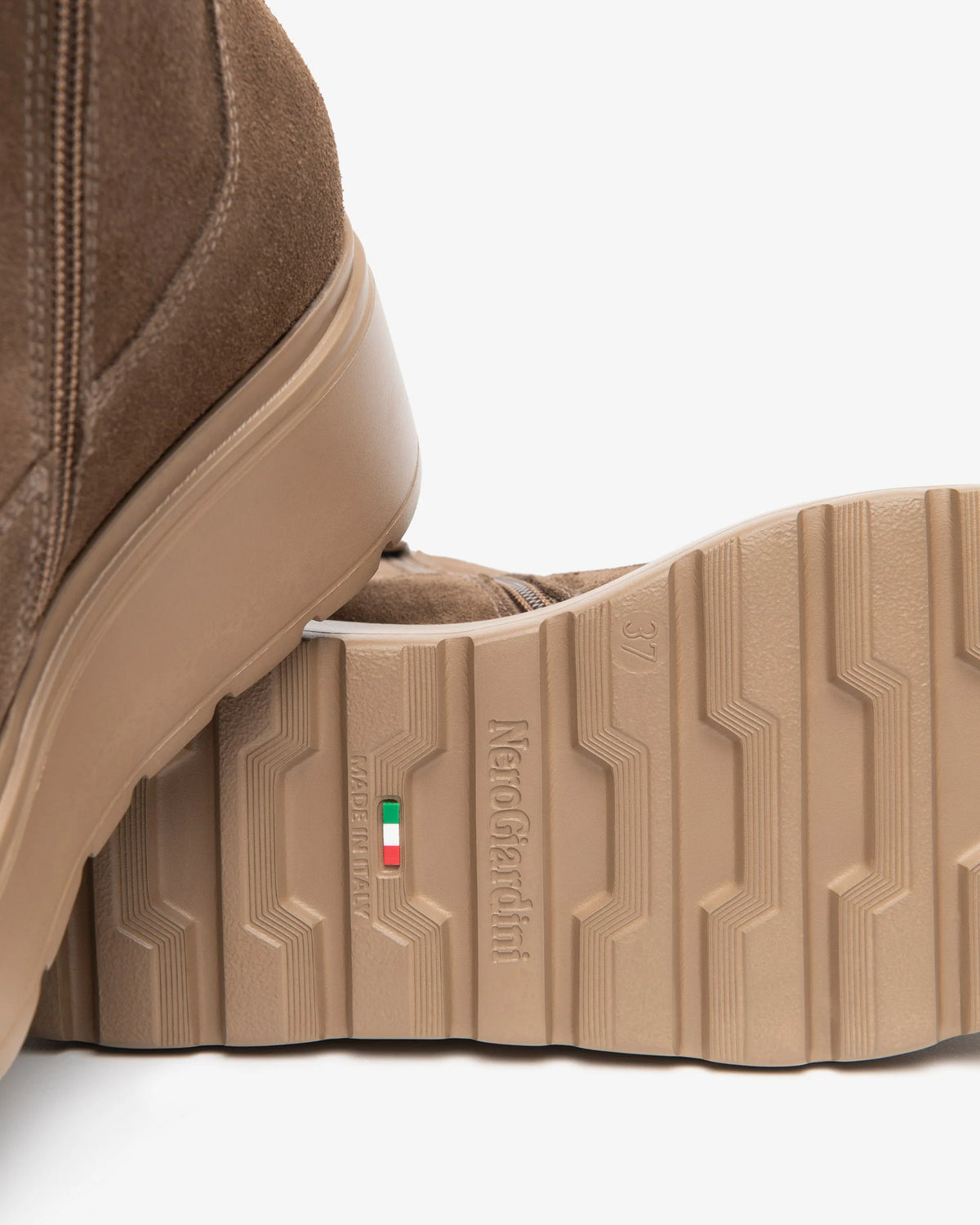 Nero Giardini I618111D Stivaletti Donna in Suede e Materiale Tecnico