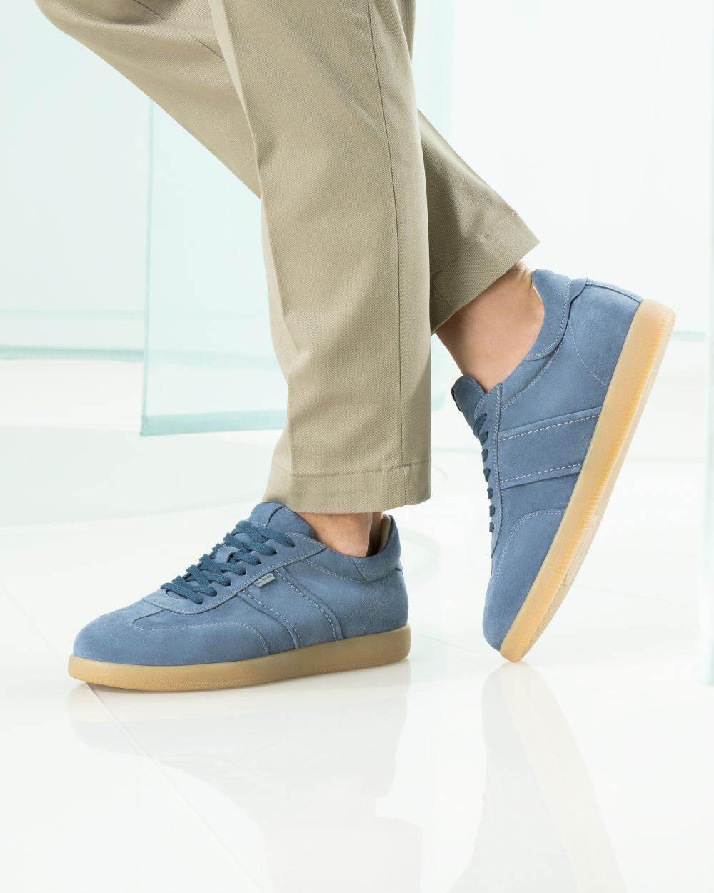Nero Giardini E500685U Sneakers Uomo in Camoscio incanto
