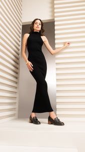 NERO GIARDINI I308180D MOCASSINI DONNA IN PELLE NERO