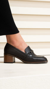 NERO GIARDINI I308180D MOCASSINI DONNA IN PELLE NERO