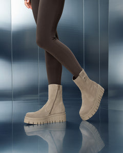 Nero Giardini I411923D Stivaletti donna in camoscio beige