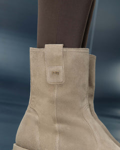 Nero Giardini I411923D Stivaletti donna in camoscio beige