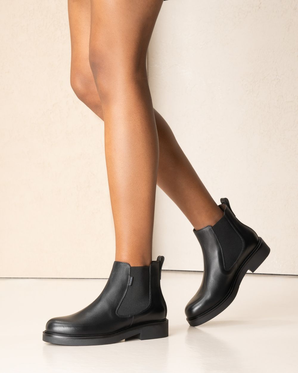 Nero Giardini I513974D Stivaletti Chelsea Donna in Pelle nero