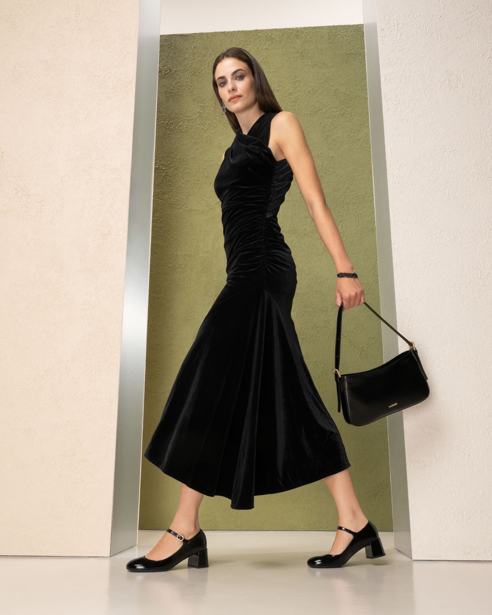 Nero Giardini I514360D Décolleté Donna in Vernice nero o bordeaux