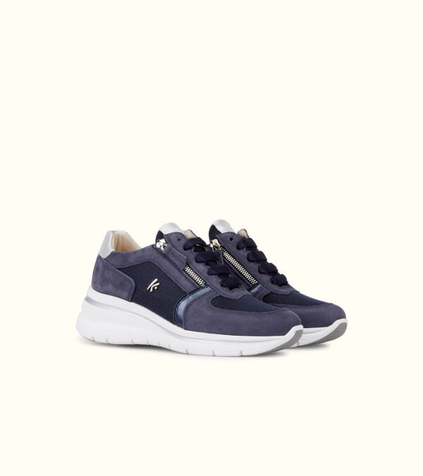 Keys K-10600 sneakers donna blù/silver