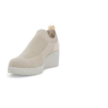 Melluso K53013 sneakers donna in tessuto beige