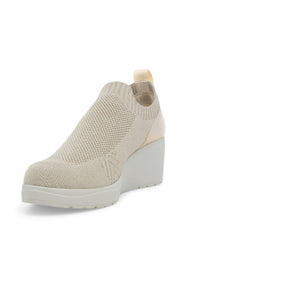Melluso K53013 sneakers donna in tessuto beige