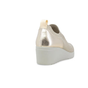 Melluso K53013 sneakers donna in tessuto beige