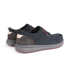 Pitas Padar wallabi uomo in suede blù