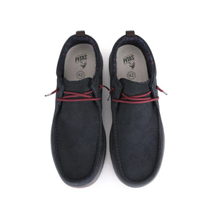 Pitas Padar wallabi uomo in suede blù