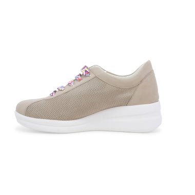 Melluso R20245W sneakers donna in camoscio corda
