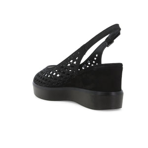 Melluso R80555 Sandalo donna in camoscio nero