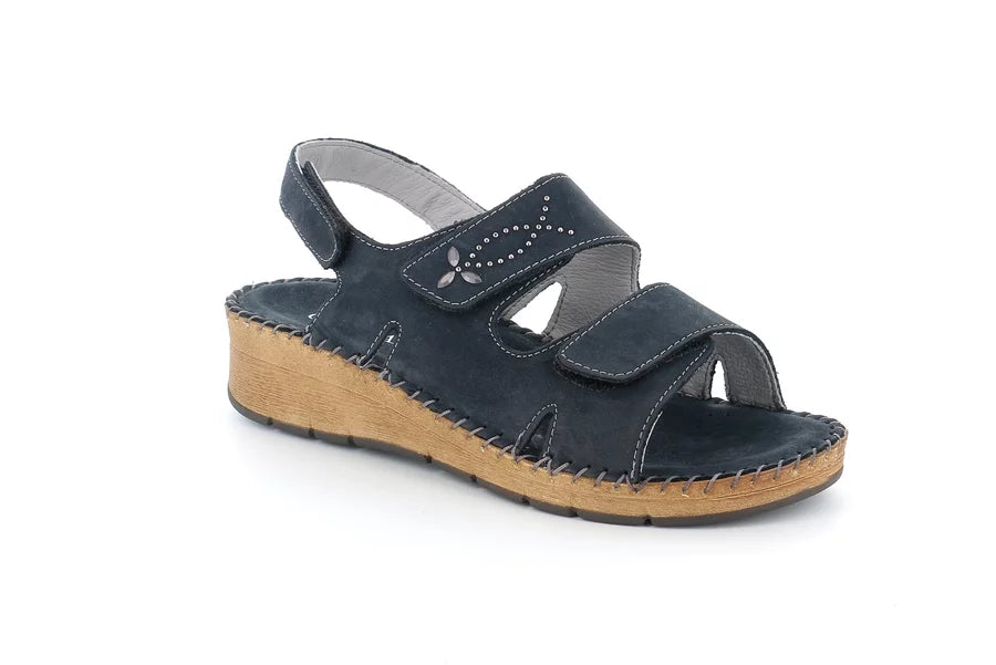 Grunland SA2170 PALO sandalo comfort blù