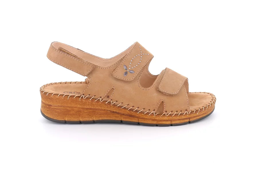 Grunland SA2170 PALO sandalo comfort taupe