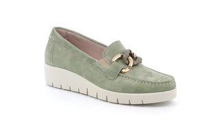Grunland SC5221 TAFA mocassino comfort donna salvia
