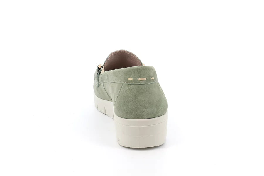 Grunland SC5221 TAFA mocassino comfort donna salvia