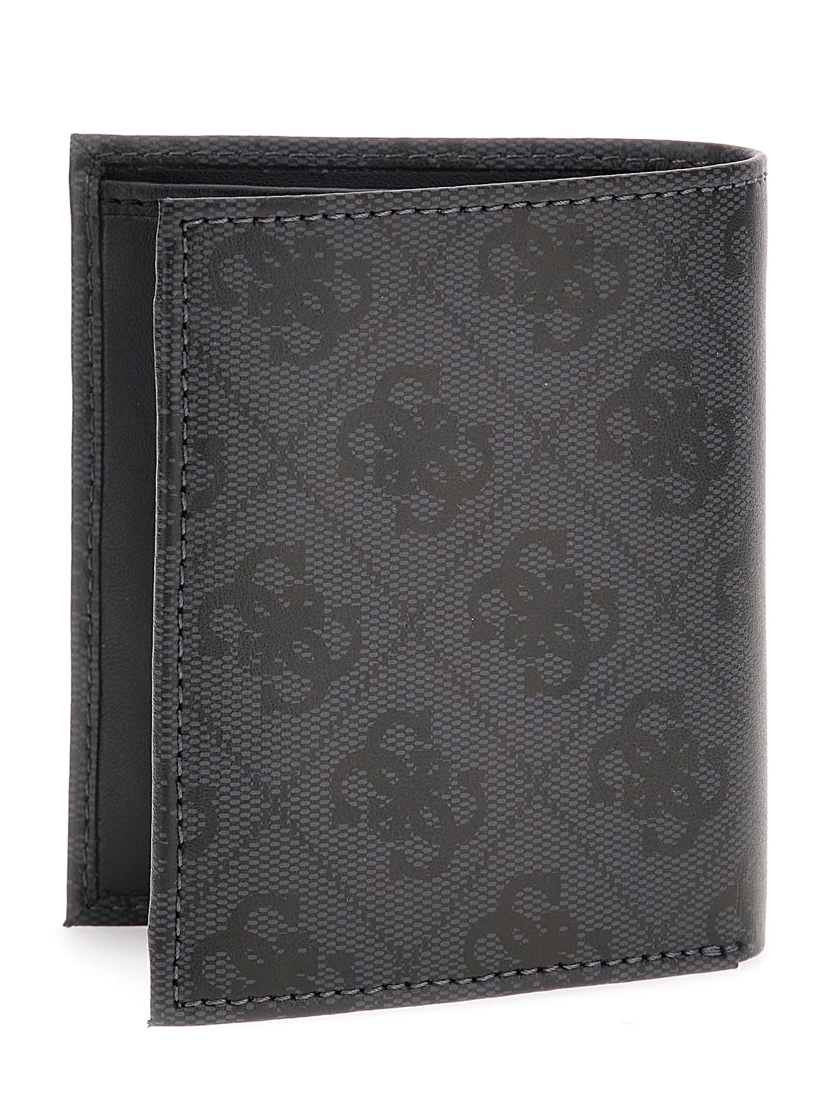 Guess SMVELE LEA22 portafogli uomo in tessuto black