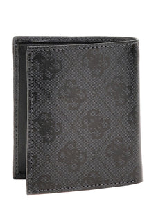 Guess SMVELE LEA22 portafogli uomo in tessuto black