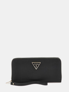 GUESS SWBG8778460 MAXI PORTAFOGLIO MERIDIAN TRIANGOLO LOGO BLACK