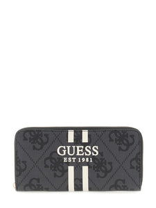 Guess SWOS74 59146 portafogli donna in tessuto nero o beige