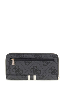 Guess SWOS74 59146 portafogli donna in tessuto nero o beige