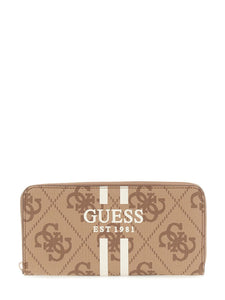 Guess SWOS74 59146 portafogli donna in tessuto nero o beige