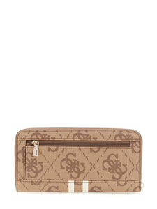 Guess SWOS74 59146 portafogli donna in tessuto nero o beige
