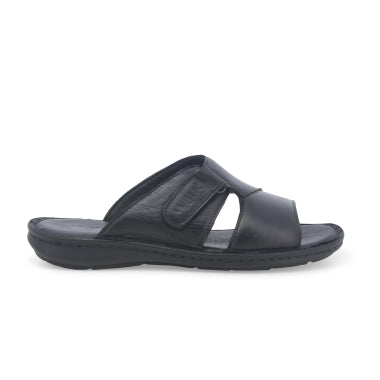 Melluso U75130W ciabatta uomo in pelle nero