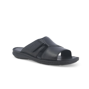 Melluso U75130W ciabatta uomo in pelle nero