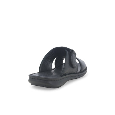 Melluso U75130W ciabatta uomo in pelle nero