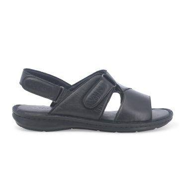 Melluso U75131W sandalo uomo in pelle nero