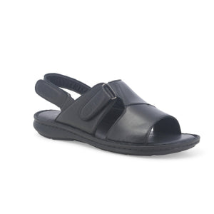Melluso U75131W sandalo uomo in pelle nero