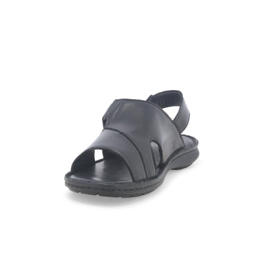 Melluso U75131W sandalo uomo in pelle nero