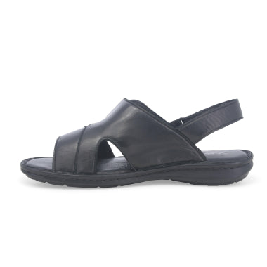 Melluso U75131W sandalo uomo in pelle nero