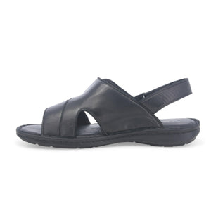 Melluso U75131W sandalo uomo in pelle nero