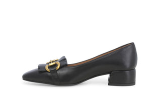 Melluso V5342 dècolletè donna in pelle nero
