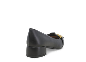 Melluso V5342 dècolletè donna in pelle nero