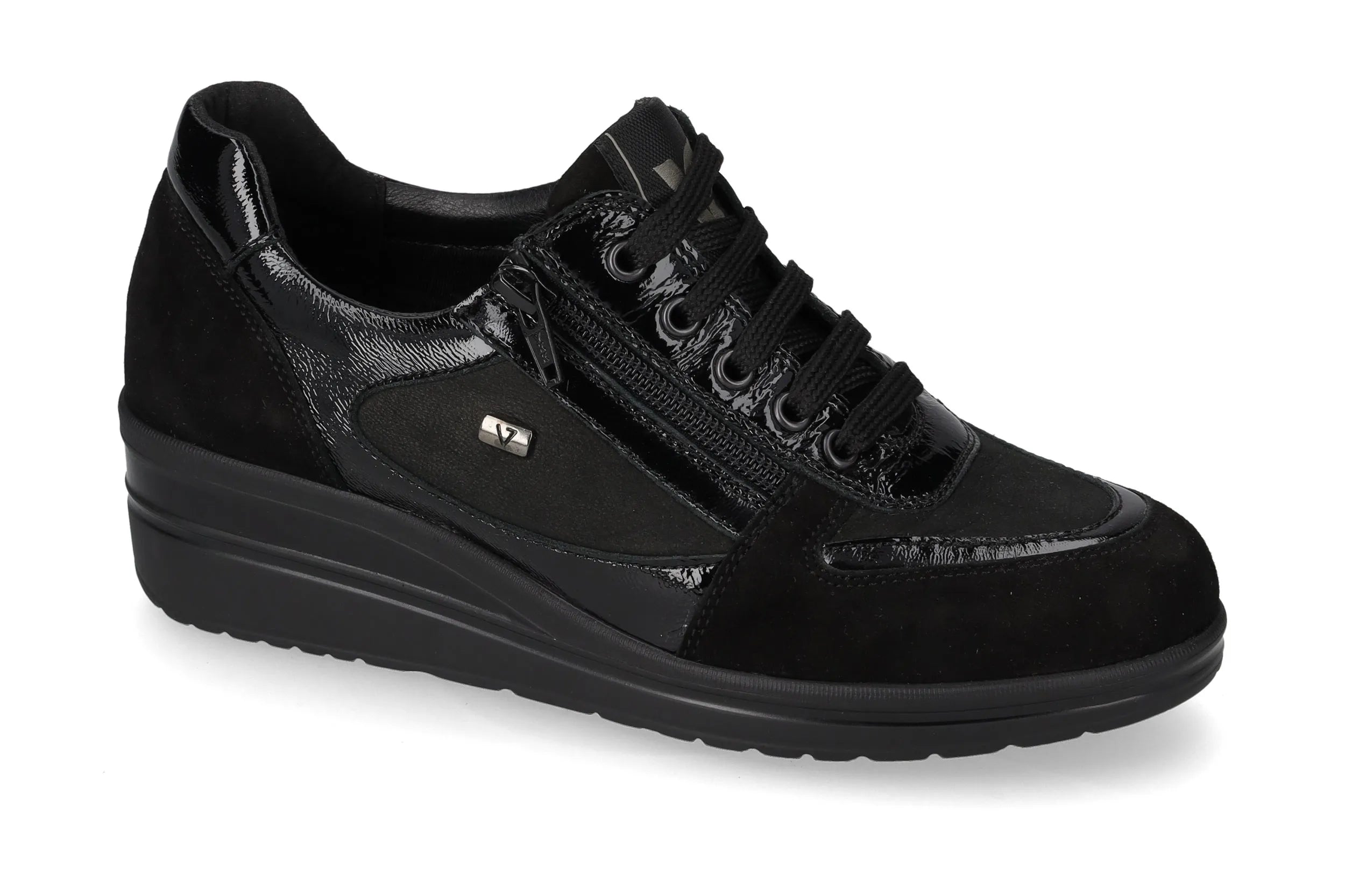 Valleverde VD211F Sneaker donna con tomaio e sottopiede in pelle