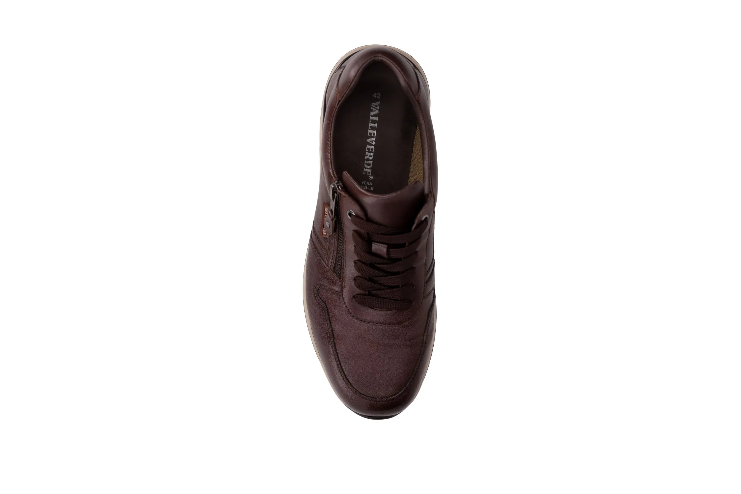 Valleverde VY954W Sneaker uomo con tomaio e sottopiede in pelle