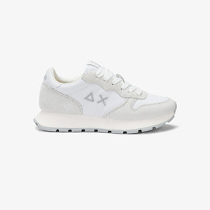 SUN68 Z35203 ALLY GLITTER TEXTILE BIANCO